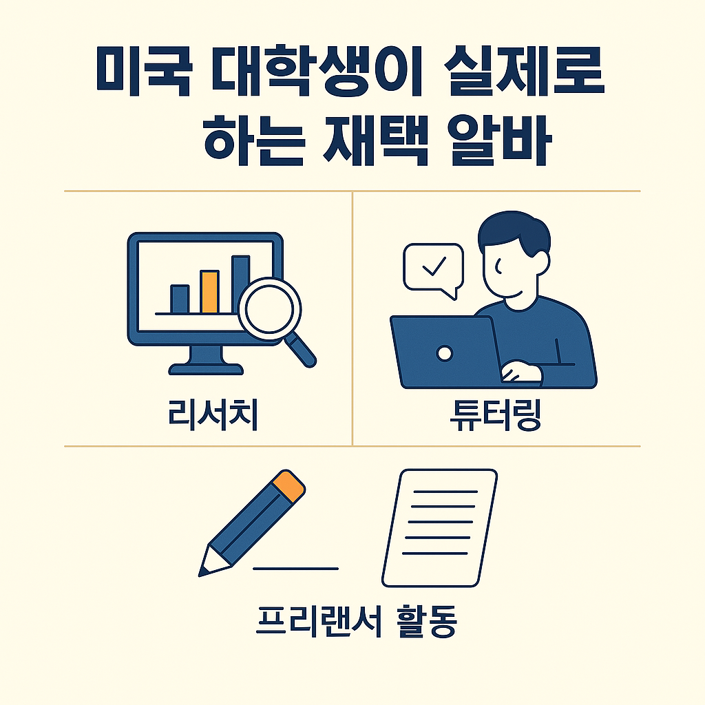미국 대학생이 실제로 하는 재택 알바
