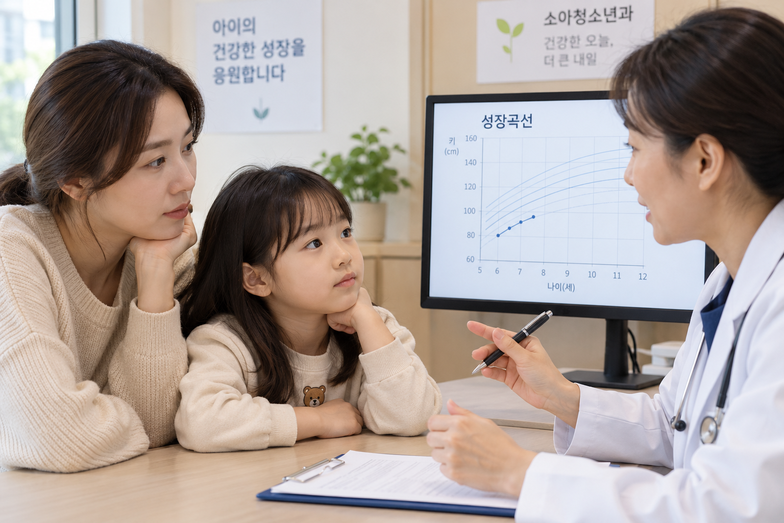 아이의 성장을 상담하는 진료실