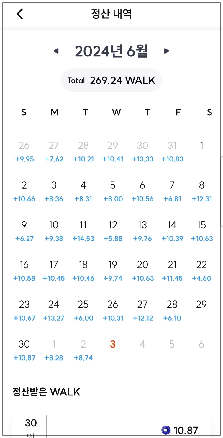 걷기-앱테크-슈퍼워크-6월-수익