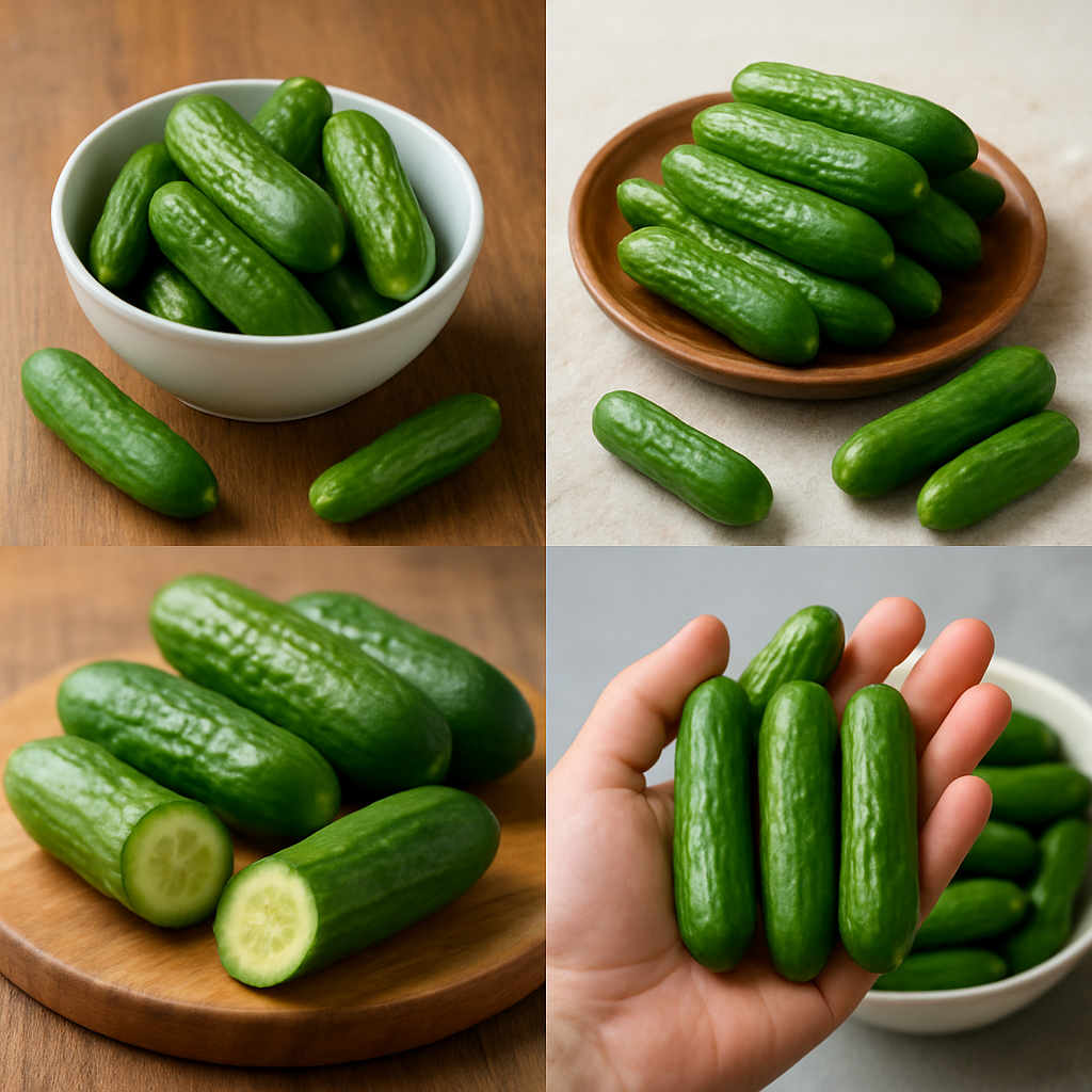 미니오이의 숨겨진 효능과 차이점