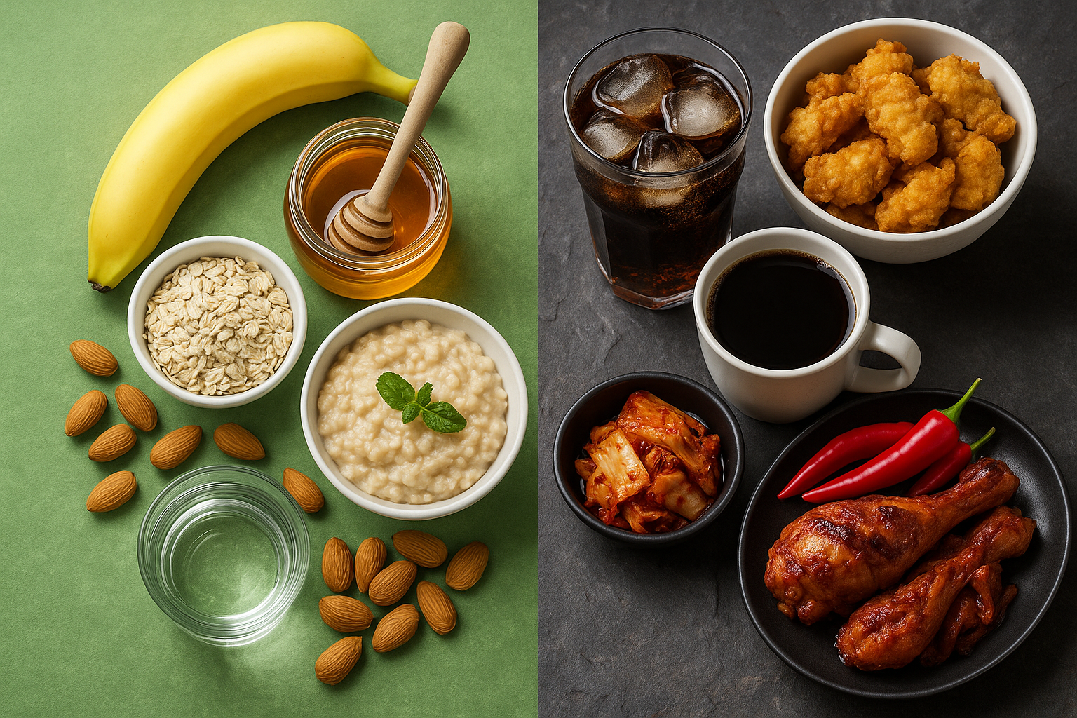 아침 공복에 좋은 음식 vs 피해야 할 음식