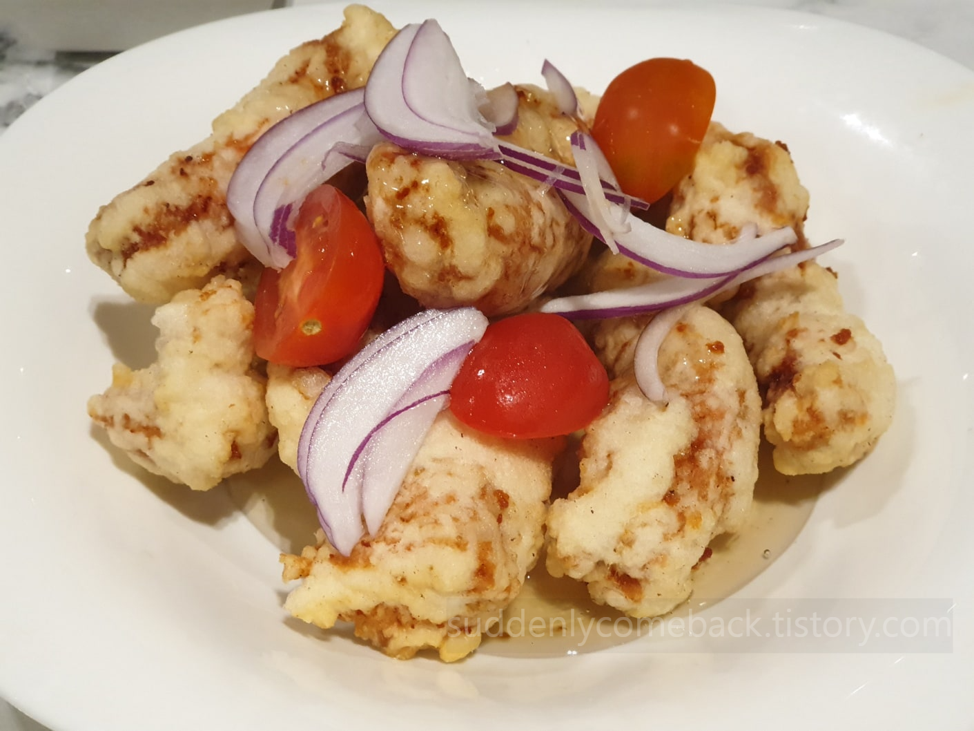 차이홍-생등심-탕수육