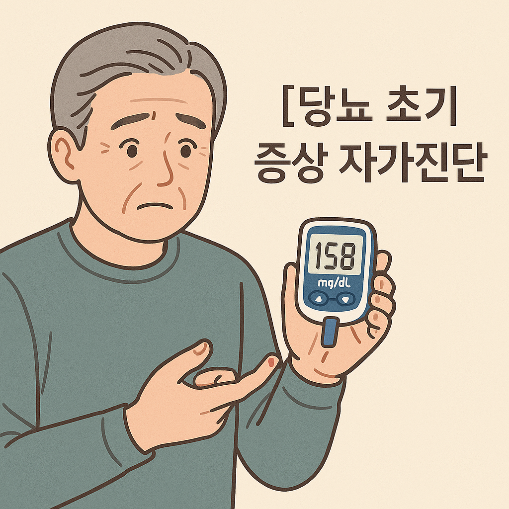 [당뇨 초기 증상 자가진단] 시니어를 위한 7가지 체크포인트
