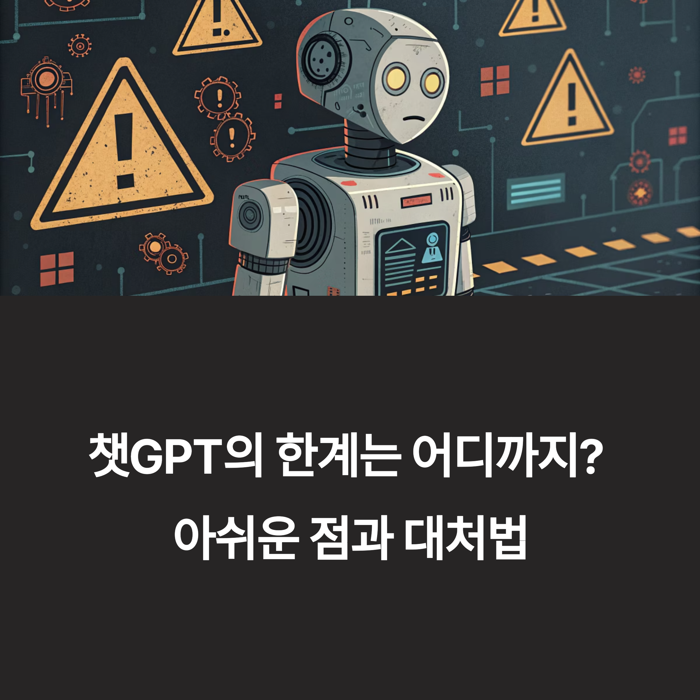 챗GPT의 한계는 어디까지? 아쉬운 점과 대처법 썸네일 이미지
