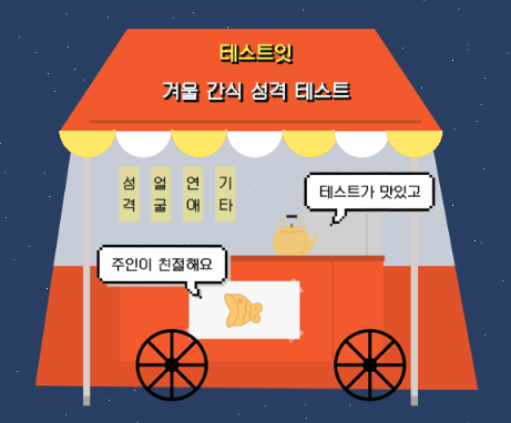겨울 간식 성격 테스트