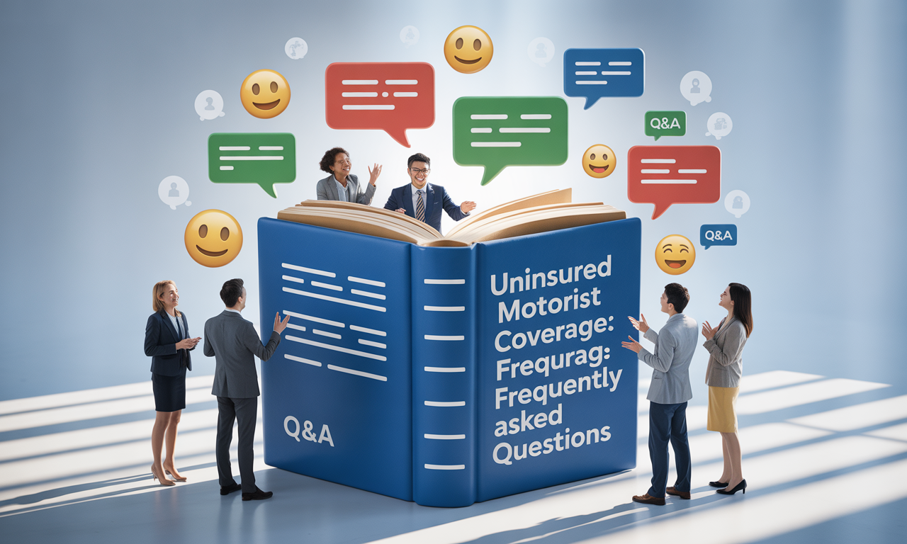 무보험차 상해 특약에 대한 자주 묻는 질문과 답변을 나타내는 Q&A 이미지