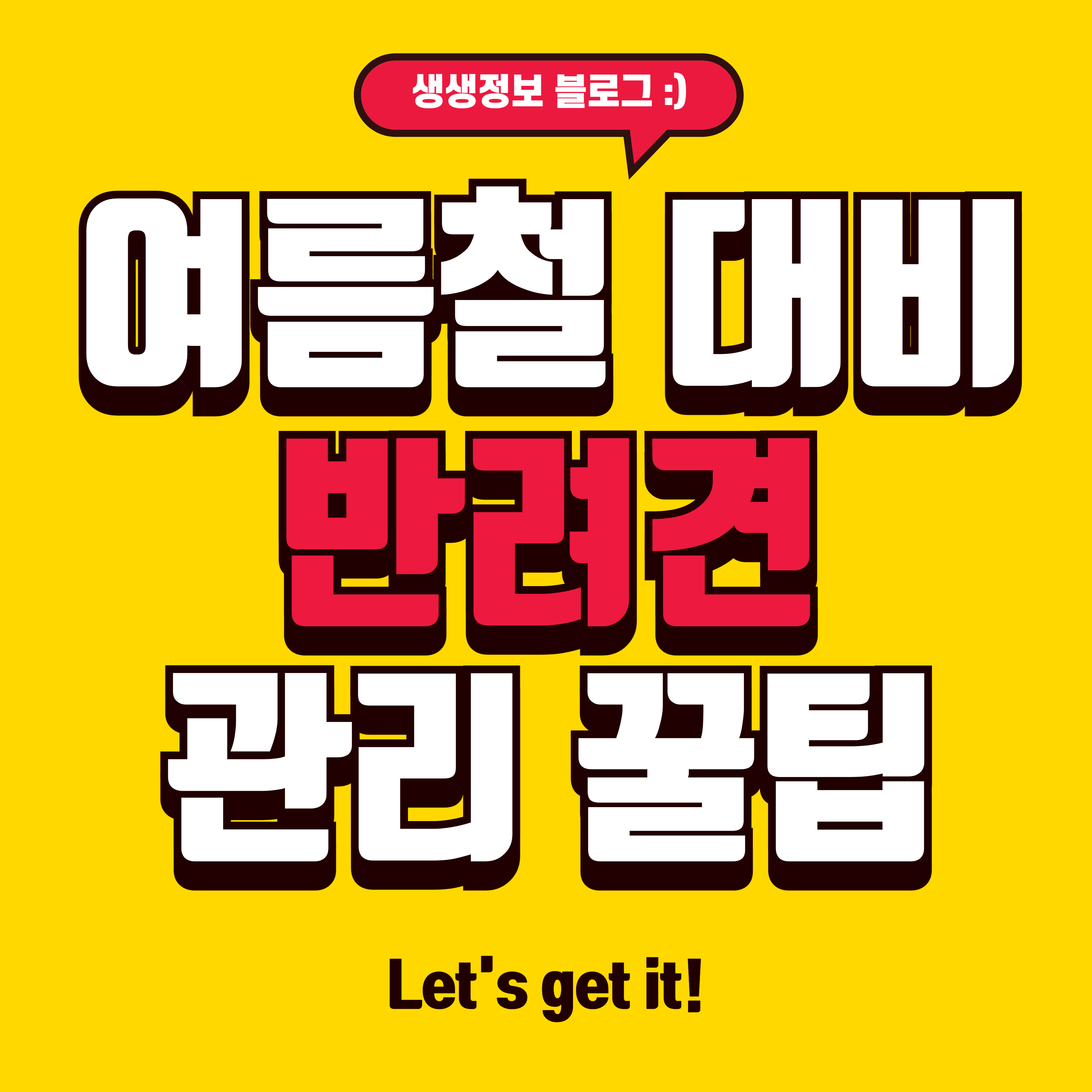 7월 반려견 더위 대비 실내 관리