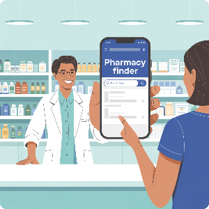 휴일지킴이약국 이용가이드 (검색) 이미지