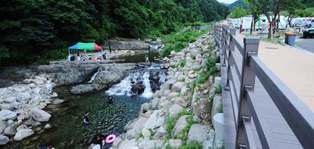 영천 치산관광지 캠핑장