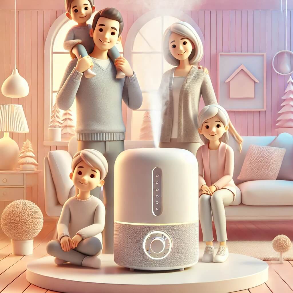 가습기의 긍정적인 효과: 건조한 겨울의 든든한 동반자