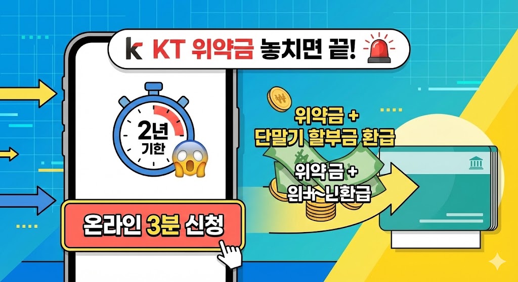 KT 위약금 '2년 신청 기한' 놓치면 끝!
