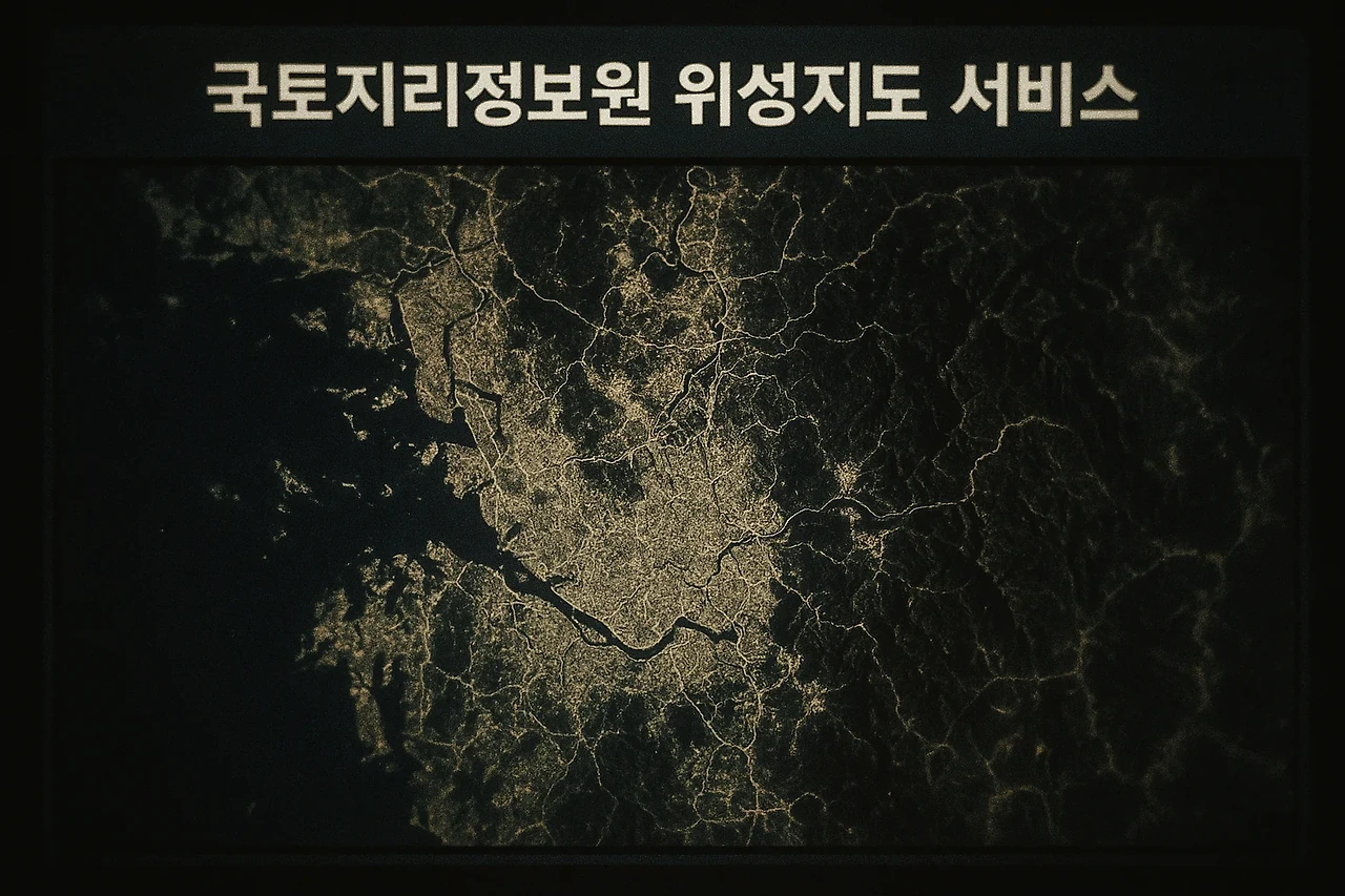 2025 국토지리정보원 위성지도 서비스 총정리
