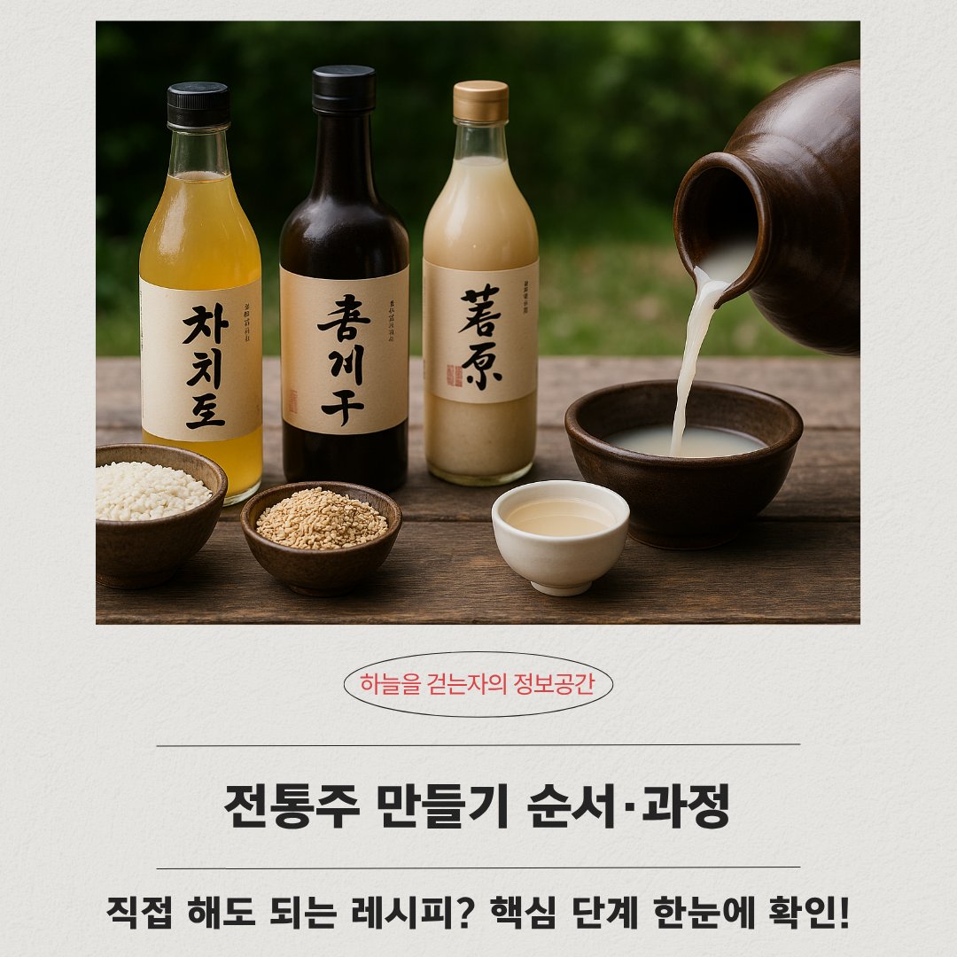 전통주 만들기 순서&middot;과정, 직접 해도 되는 레시피? 핵심 단계 한눈에 확인!