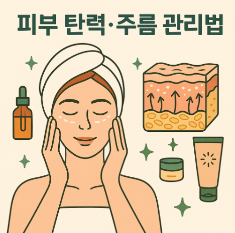 중년 피부 탄력·주름 관리법