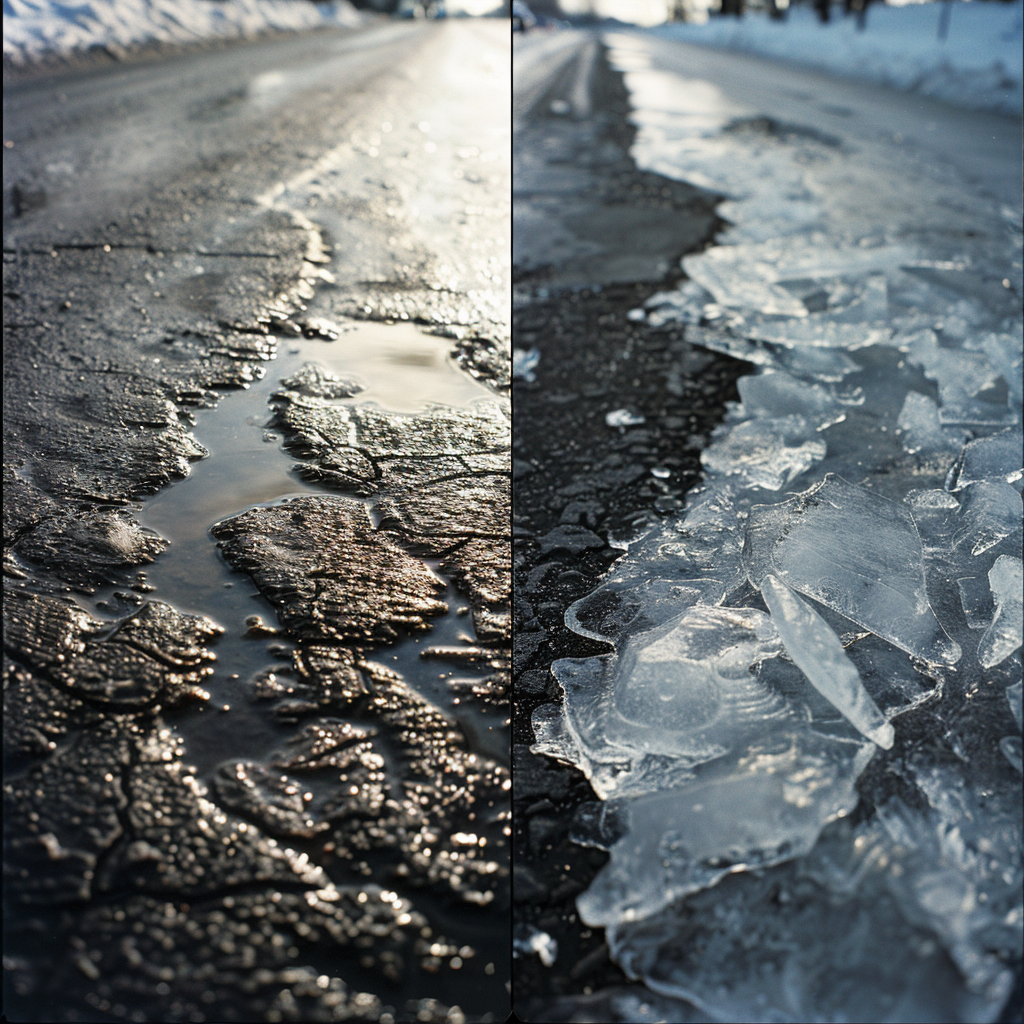 블랙아이스 주의