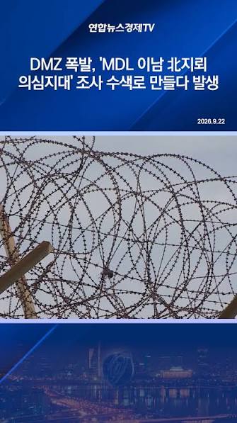 DMZ 지뢰 폭발 원인 북한 가능성