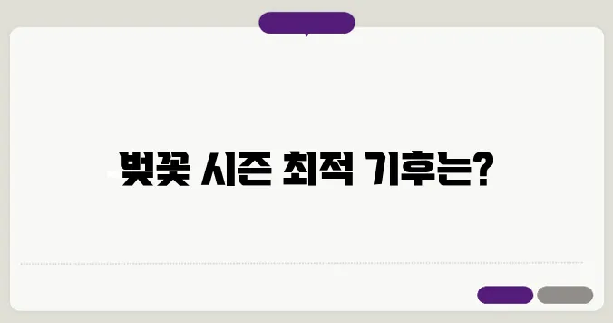 2025년 일본 벚꽃 여행을 위한 날씨 체크리스트를 준비하세요!