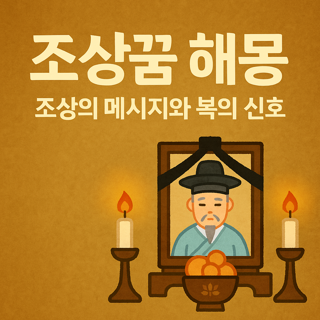 조상꿈 해몽｜영적인 메시지와 현실의 신호