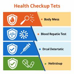 학교 밖 청소년 건강검진 항목을 표현