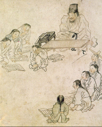 김홍도 서당 작품