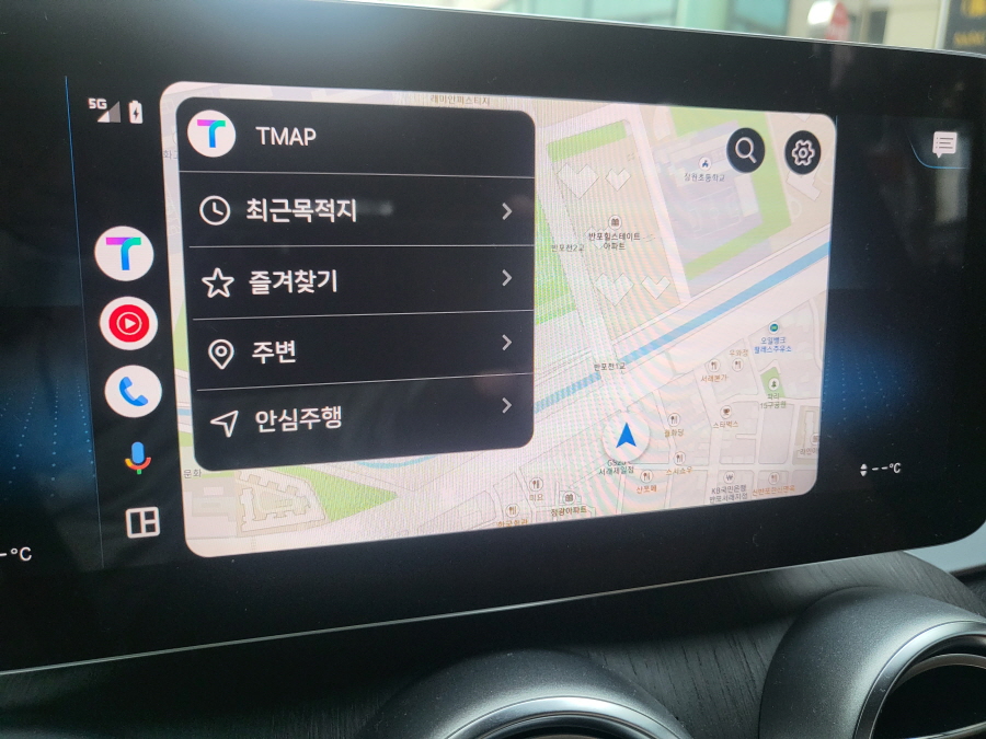 벤츠GLC300E쿠페-안드로이드오토쿨워크