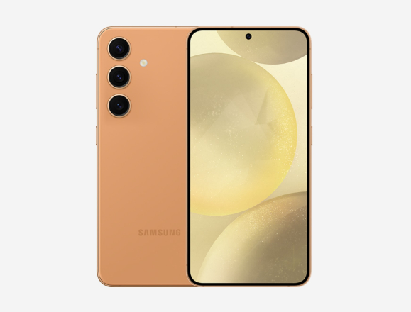 갤럭시 S24 자급제폰 색상-샌드스톤 오렌지