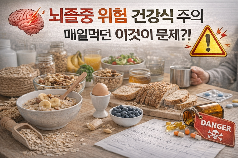 매일 먹는 이 건강식이 뇌졸중 위험을 높인다?!