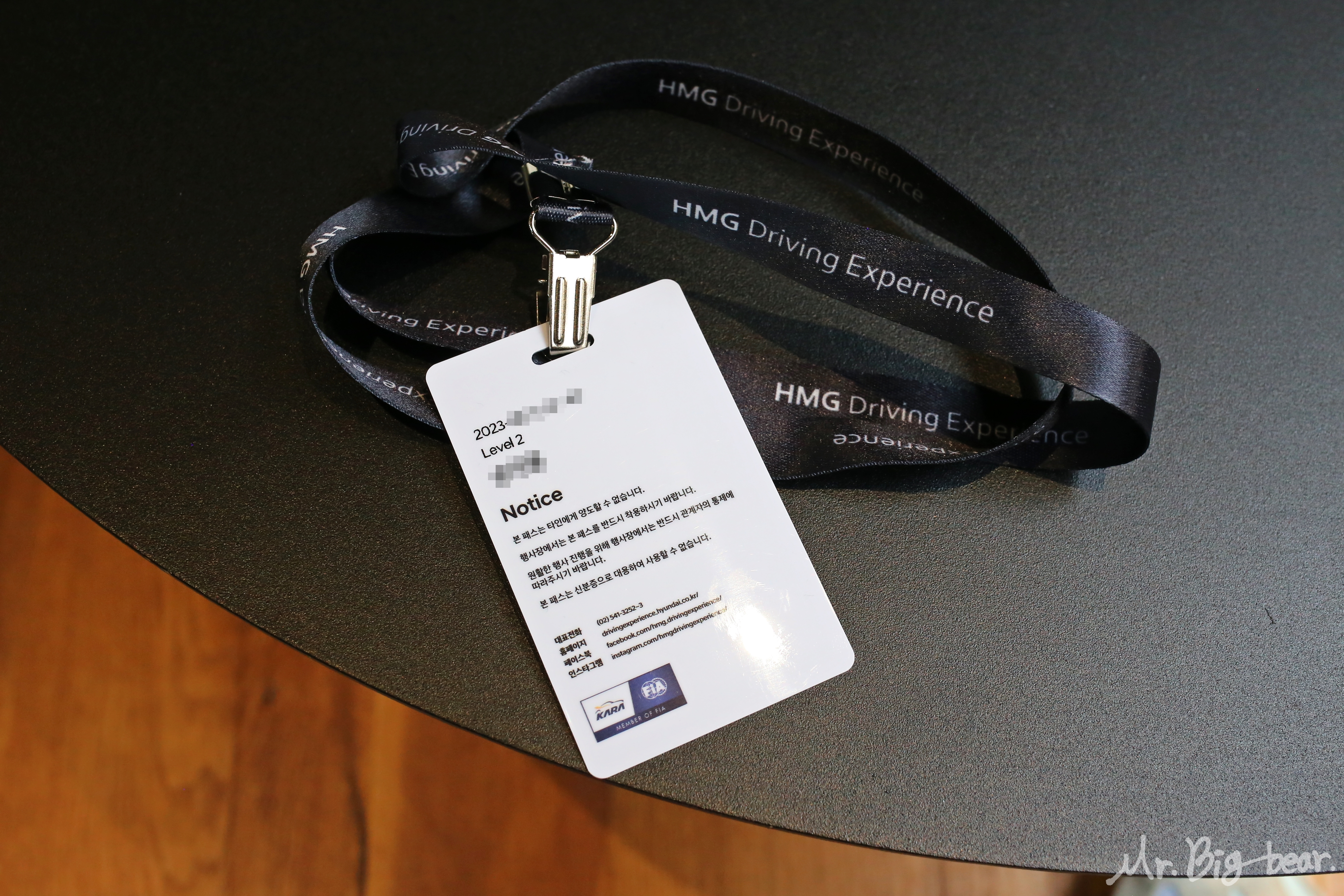 현대 드라이빙 익스피리언스 패스 카드