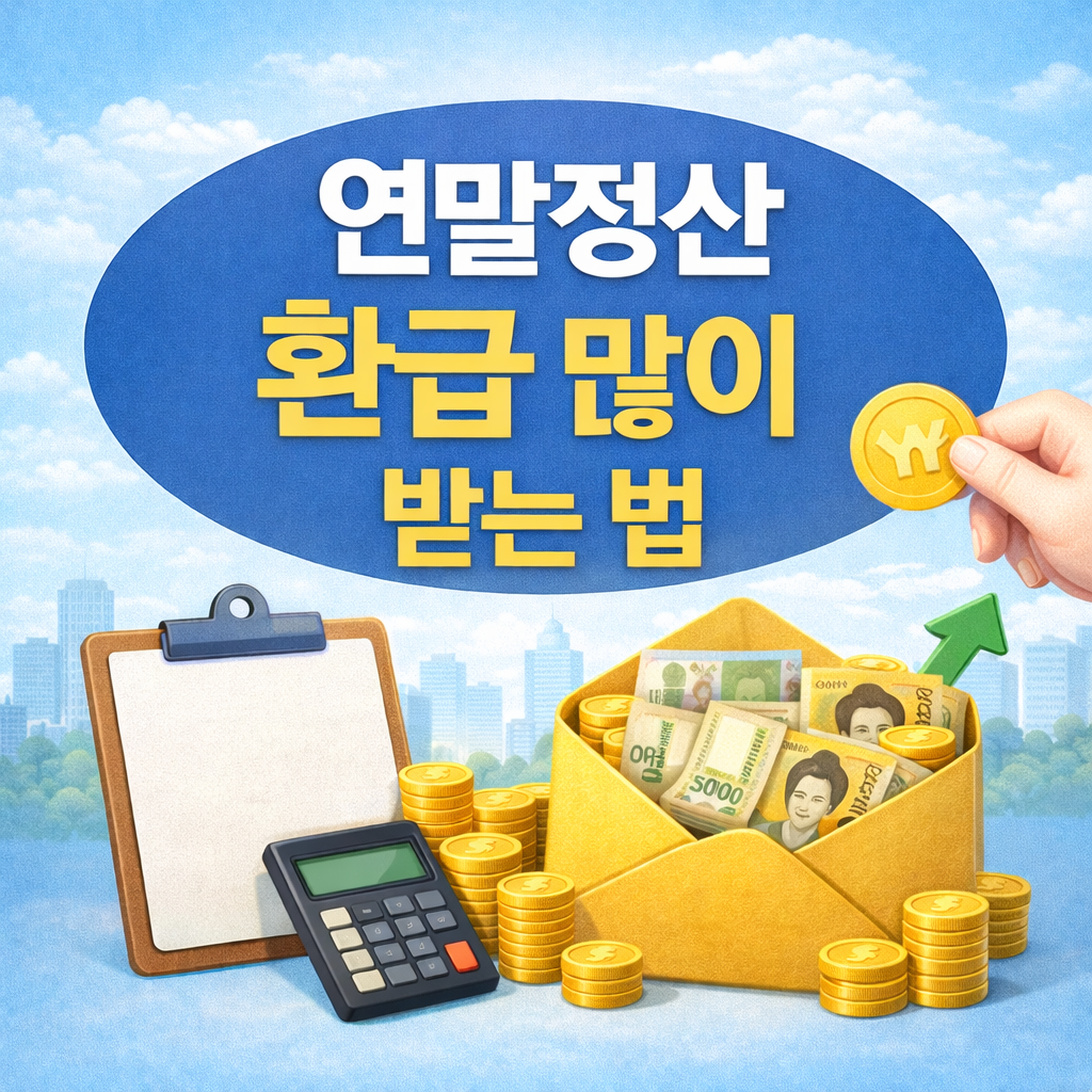 2026년 연말정산 환급 많이 받는 방법