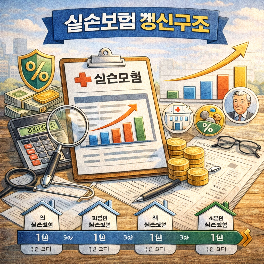 실손보험 갱신 관련 이미지