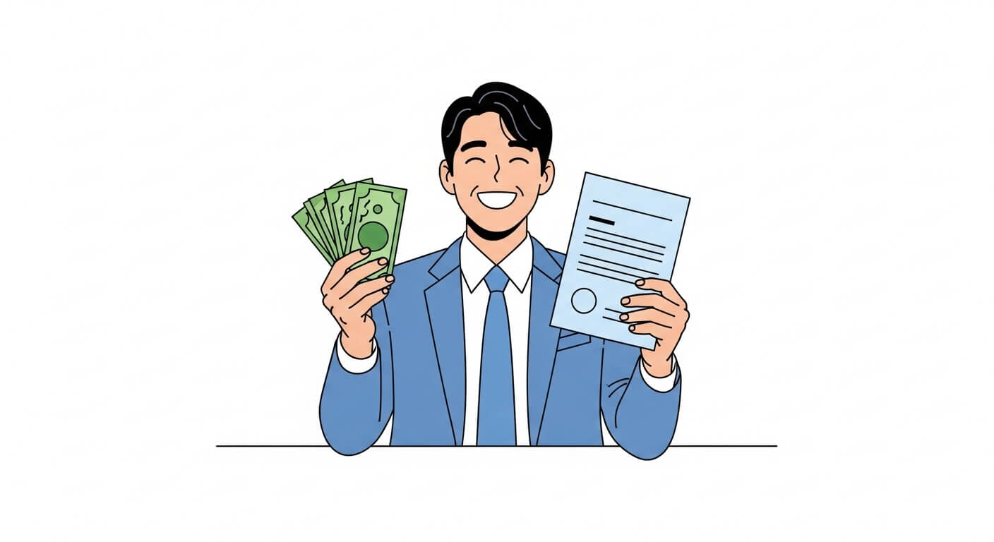 근로장려금 제도의 따뜻한 지원 메시지를 시각적으로 표현한 장면 1로&amp;#44; 성실히 일하는 사람들에게 정부가 실질적인 도움을 주어야 합니다.