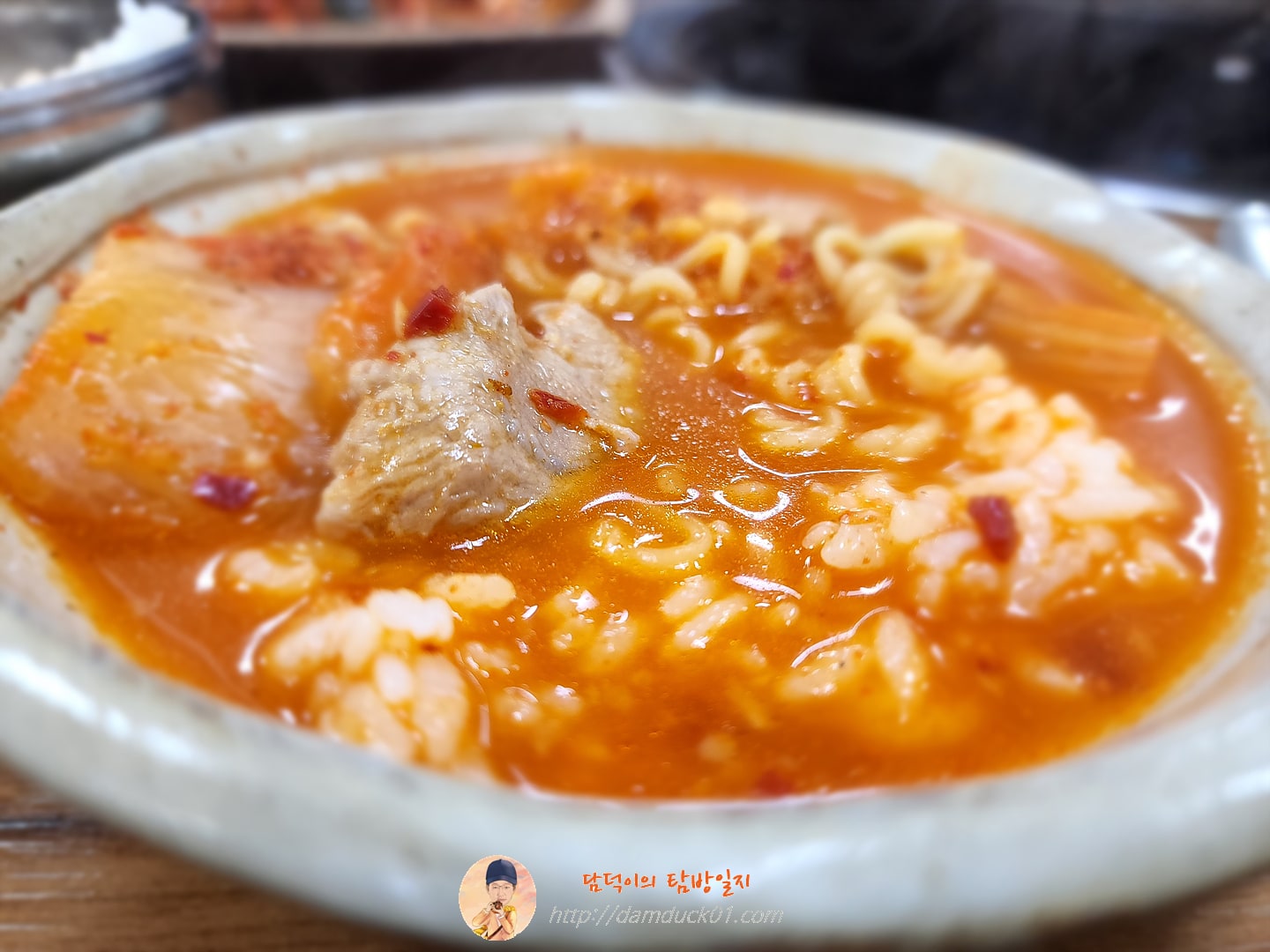 김치찌개밥