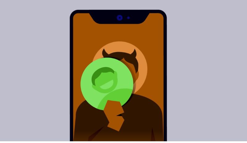 보이스피싱 일러스트 이미지 &lt; 출처-카카오뱅크 &gt;