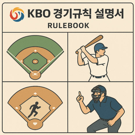 프로야구 KBO 경기 규칙 기본 설명 관련 사진