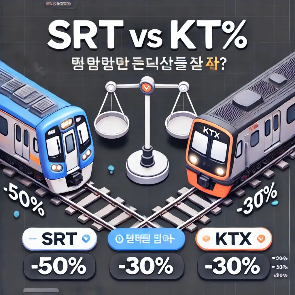 SRT 할인예매 꿀팁 총정리! 최대 70%까지 싸게 타는 법
