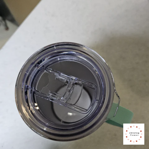 글라스락 플레인 머스 텀블러-뚜껑 클립형태 사진