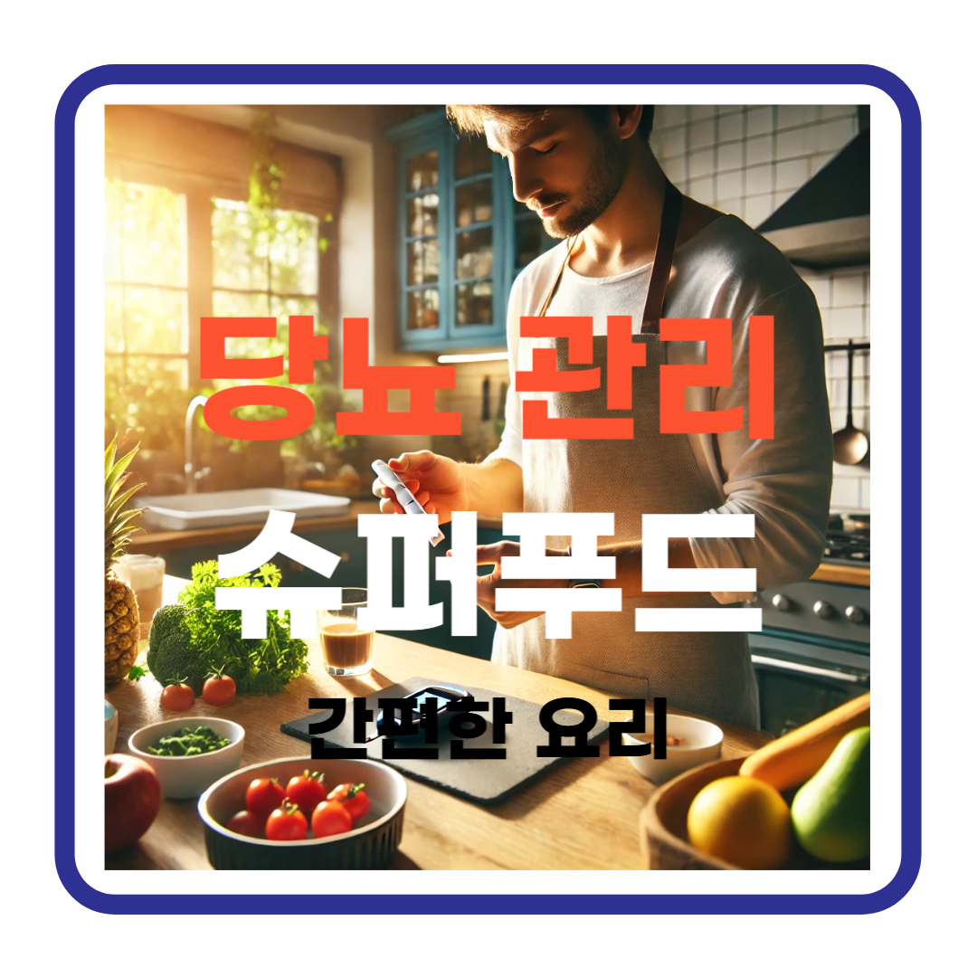 당뇨 관리에 효과적인 슈퍼푸드 7가지와 간편한 요리법!