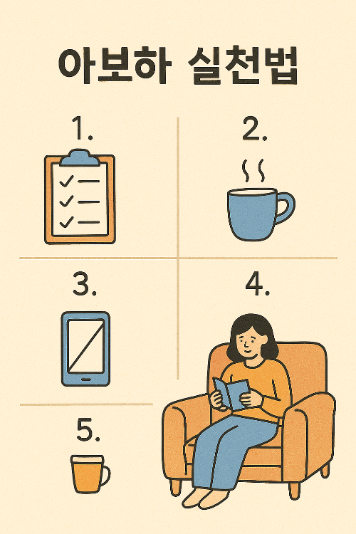 아보하 심리학, 아주 보통의 하루