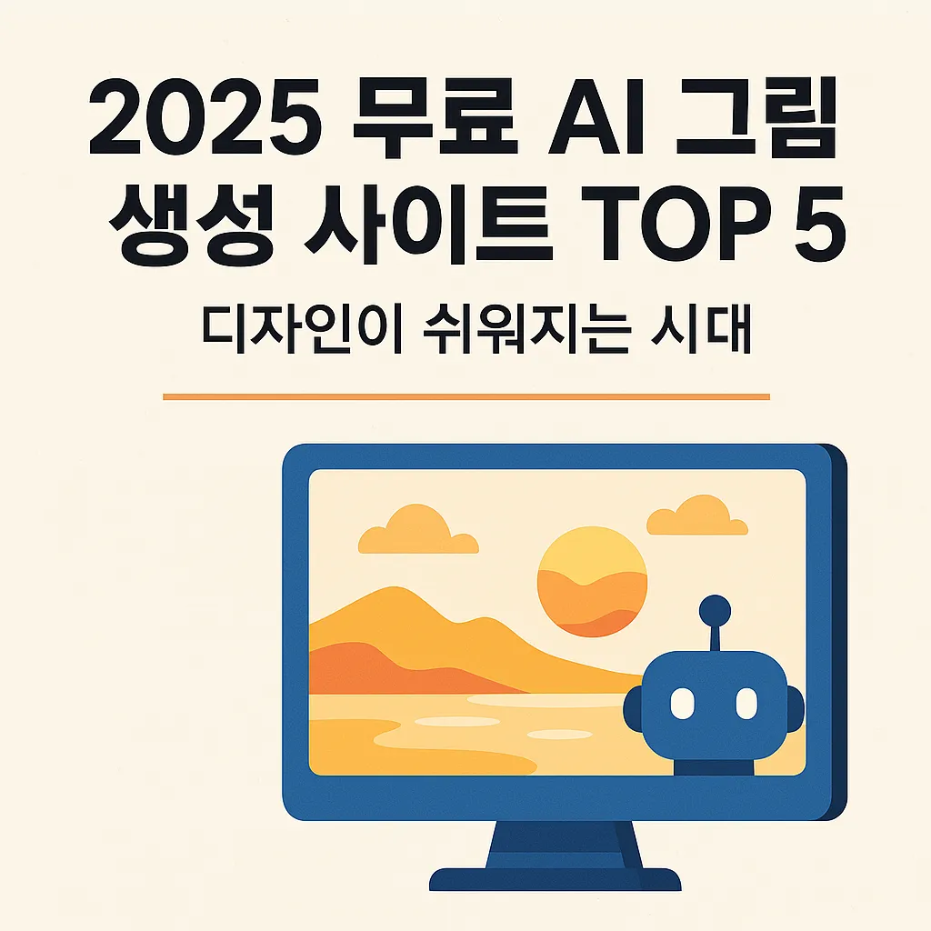 2025 무료 AI 그림 생성 사이트