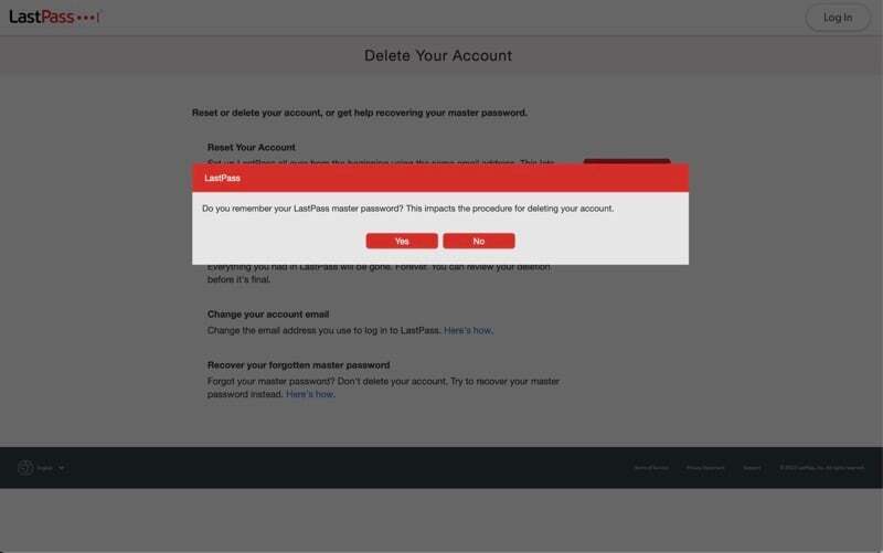 라스트패스 계정 삭제