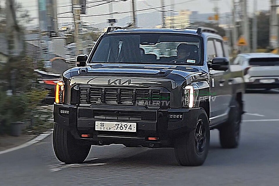 기아 '타스만 X-프로' 테스트카 (출처 : 힐러TV)