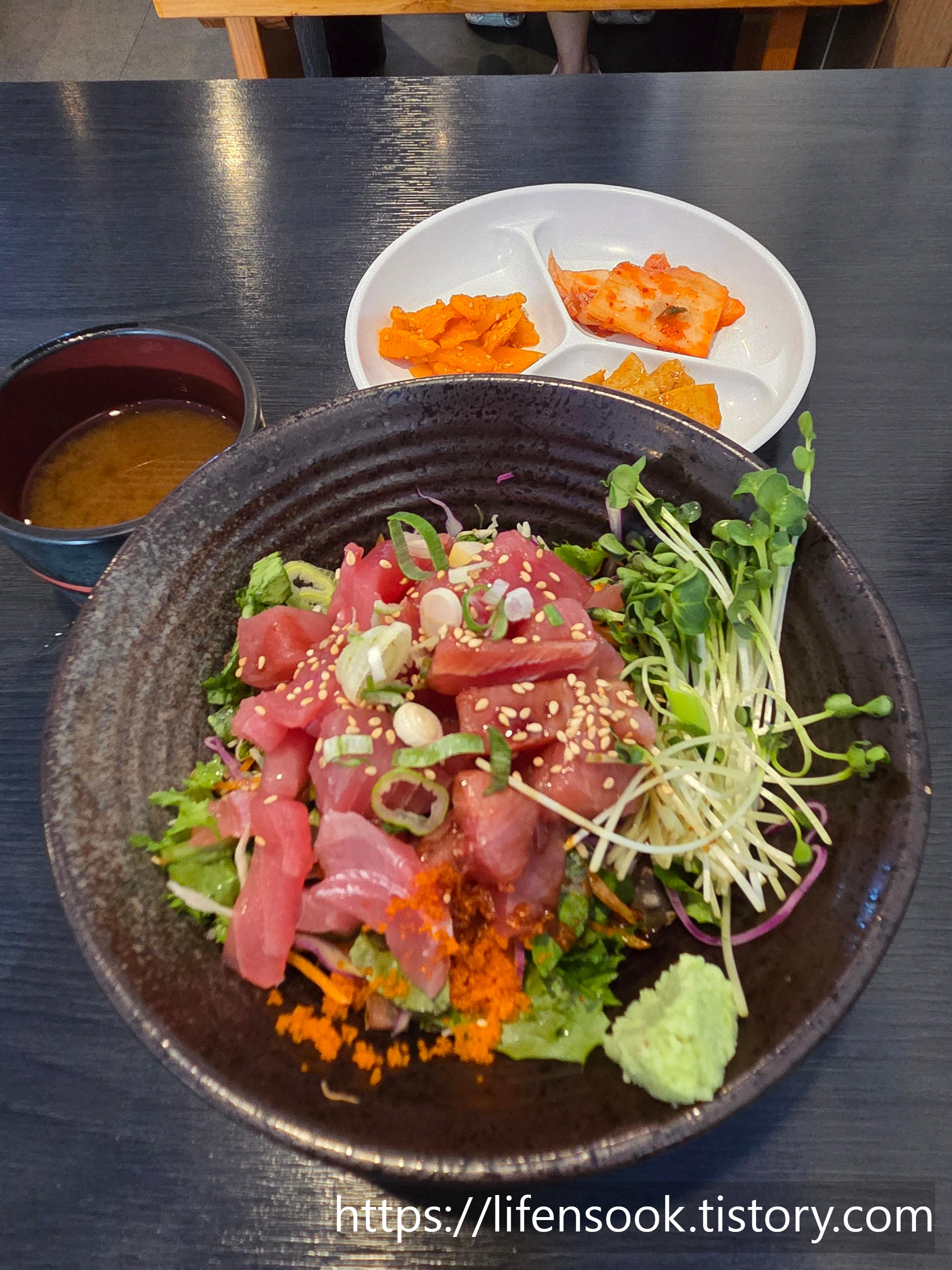 이강인참치 마구로동과 반찬 2