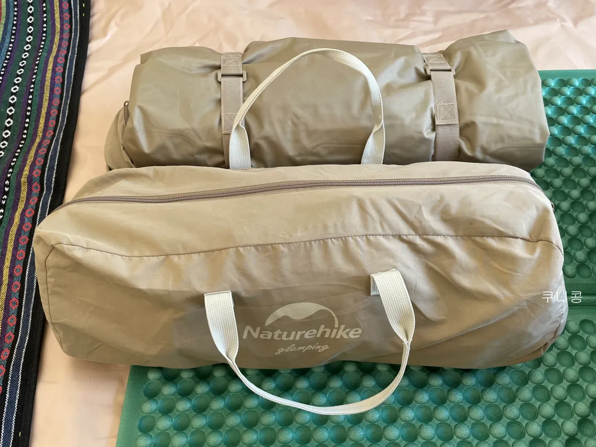 캠핑매트-러그-추천-네이처하이크-캠핑-에어침대-담요-사용후기