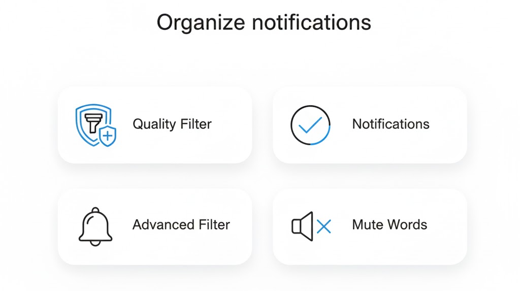 2026년 최신 ❘ 트위터(X) 키워드 차단 3분 설정법 &ndash; 스포일러&middot;광고&middot;혐오 트윗 &lsquo;알림까지&rsquo; 깔끔하게 걸러내기