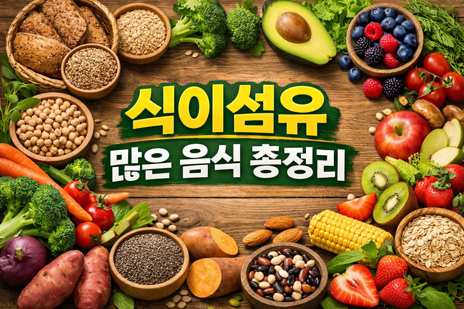 식이섬유 많은 음식