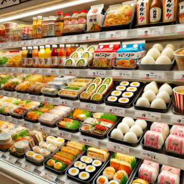 일본 편의점 사진