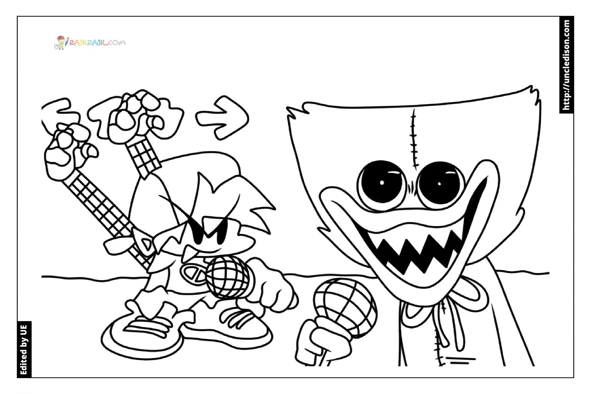 허기워기 색칠공부 도안