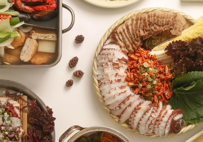 다대포-문어삼합