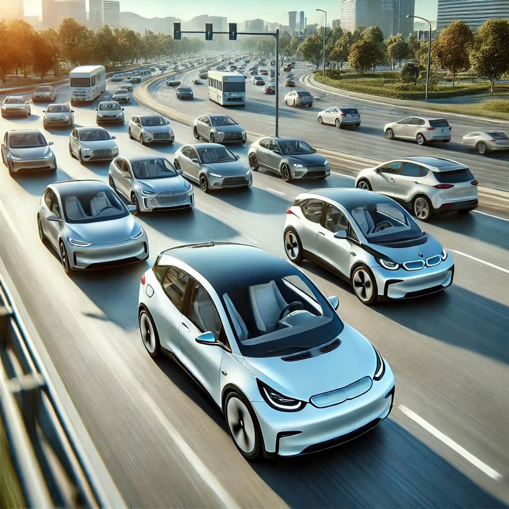 도로-주행-전기차