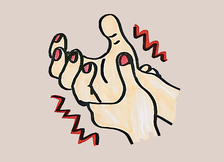 통증이-심한-손